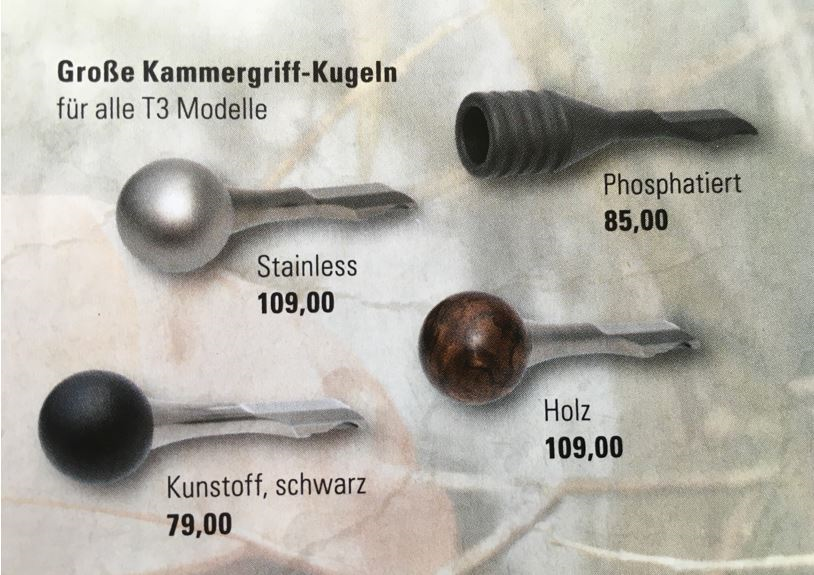 Bild von Große Kammergriff-Kugeln für Tikka T3